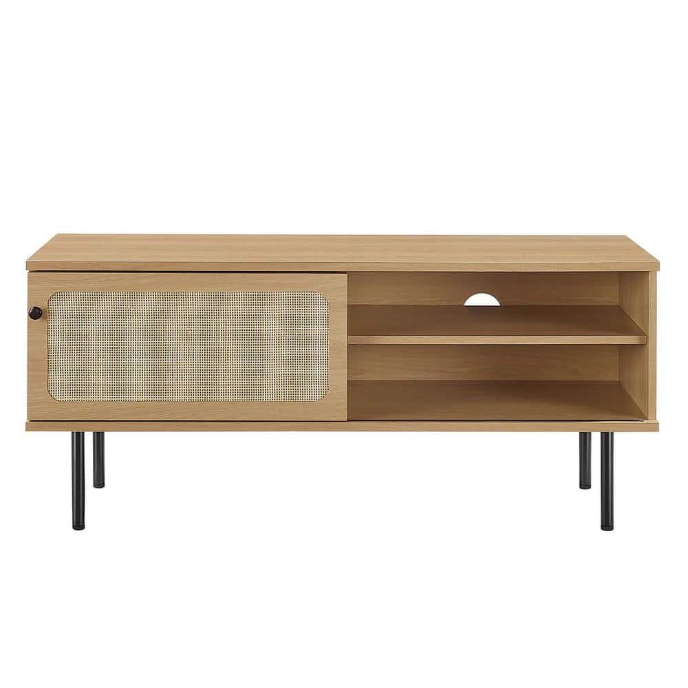 Modway Cambria 47Inch TV Stand – Modern Media Console with Open Storage Shelf and Sleek Profile for Living Room