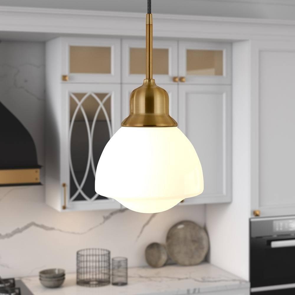 Katarina Single Light Glass Dimmable Pendant