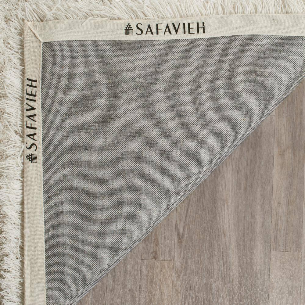 Venice Shag SG256 Hand Tufted Indoor Area Rug - Pearl - 5'x8' - Safavieh