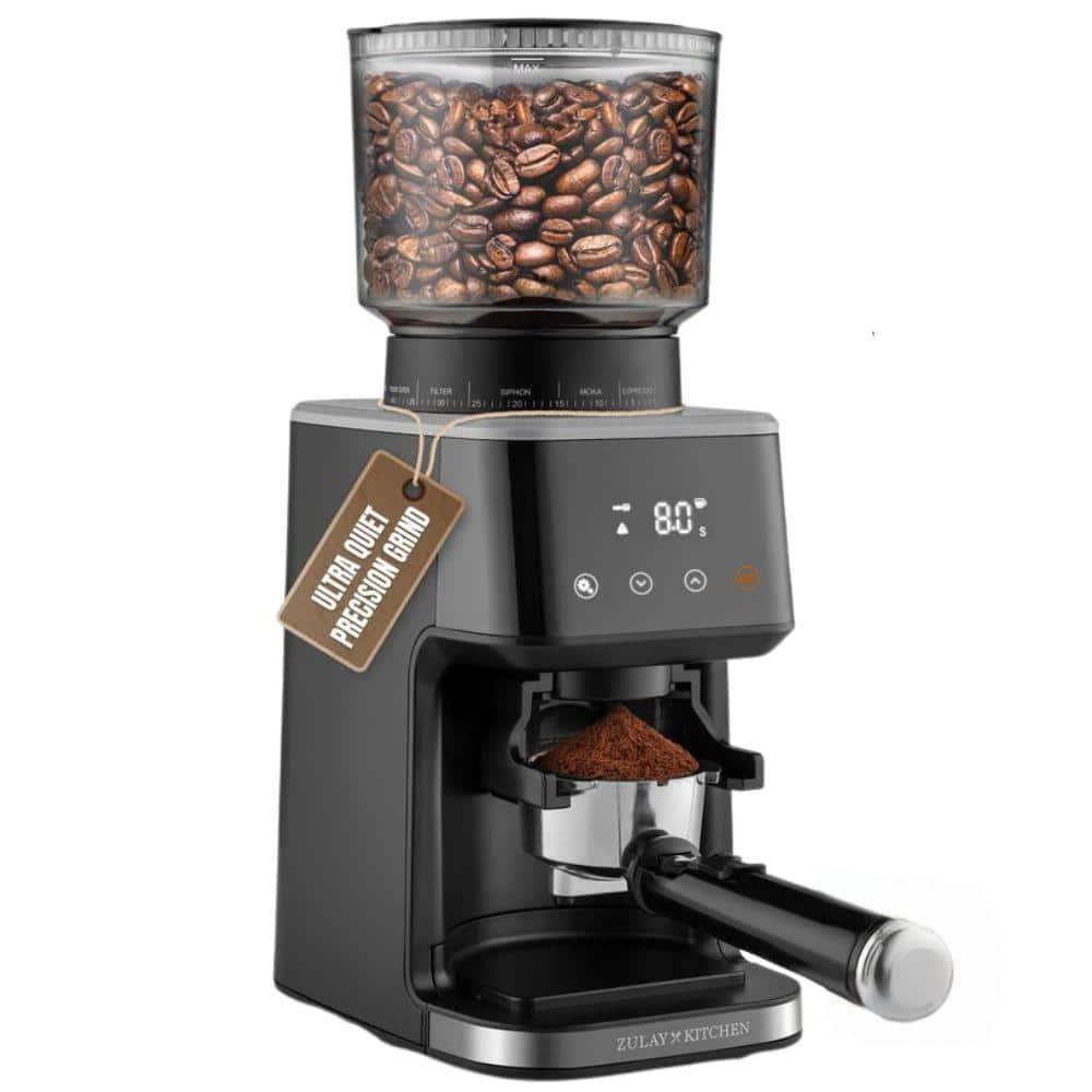 Zulay Kitchen Zulay Kitchen Adjustable Burr Coffee Grinder, Commercial Automatic Conical Coffee Bean Grinder