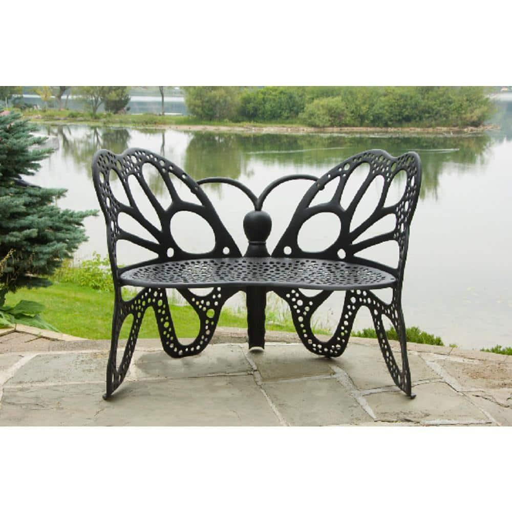 Gracie Oaks Whaley Aluminum Outdoor Bench