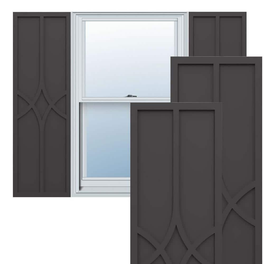 Ekena Millwork Flat Panel Shutters (Set of 2)