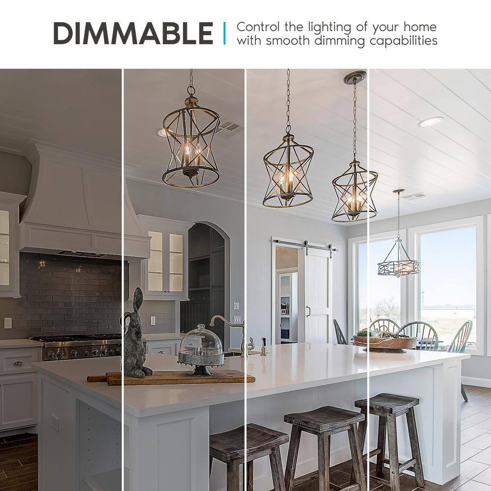 5 Watt (60 Watt Equivalent), B11 LED, Dimmable, Natural White (3500K), E12/Candelabra Base