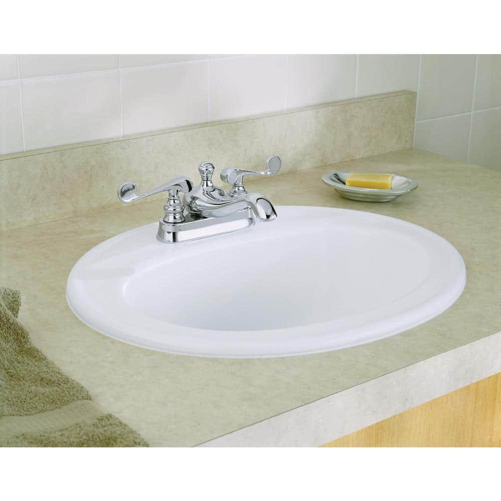 Pennington® Self-Rimming Drop-in Bathroom Sink with 4" Centers