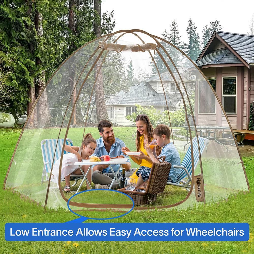 10 Ft. W x 10 Ft. D Fiberglass Pop-Up Bubble Tent