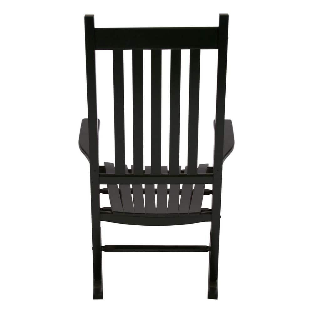 Shine Company Traditional Hardwood Indoor/Outdoor Patio Porch Rocker in Green