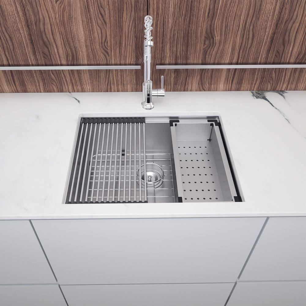 23'' L Undermount Single Bowl Stainless Steel Kitchen Sink
