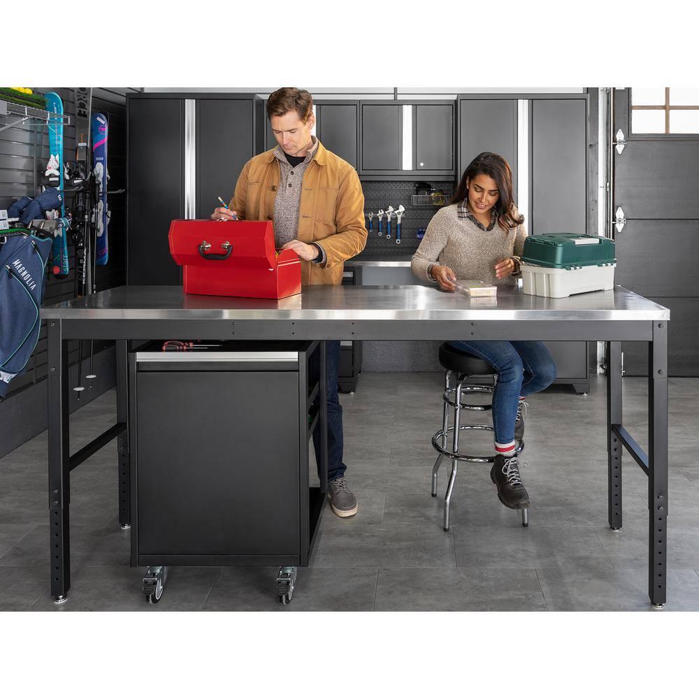 NewAge Products Pro Series Adjustable Height Steel Workbench