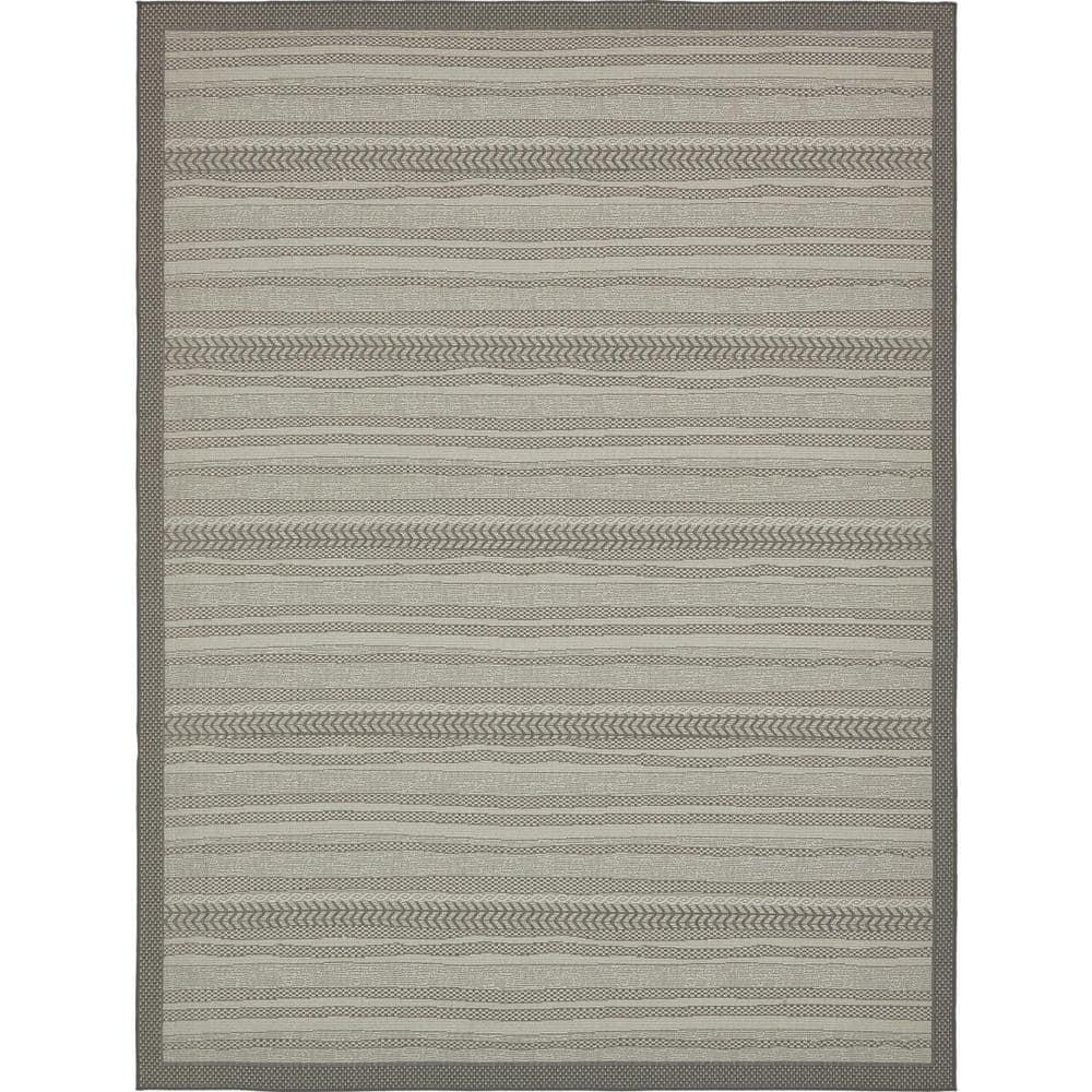 McLellen Striped Indoor / Outdoor Rug