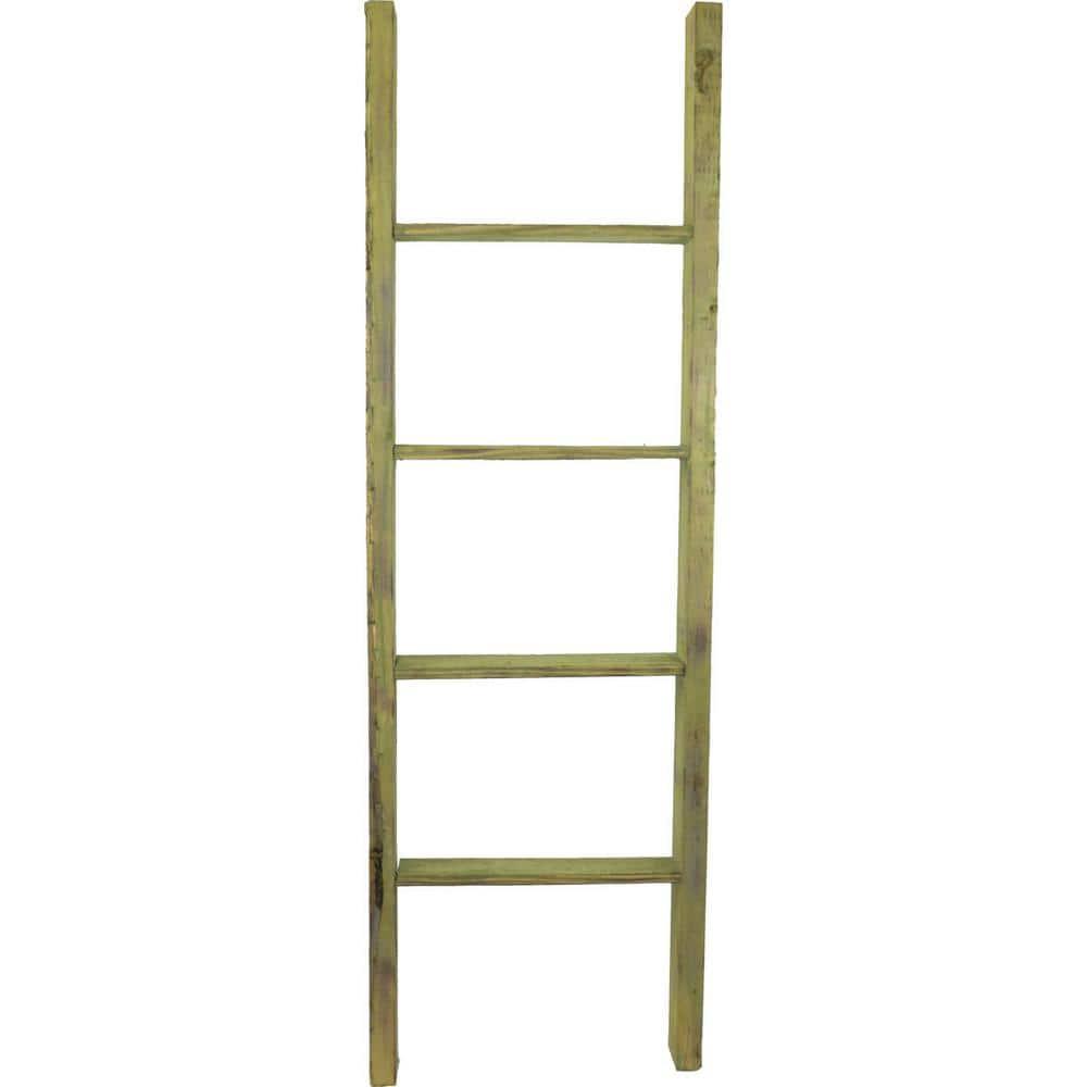Ekena Millwork Vintage Farmhouse Rung Decorative Ladder