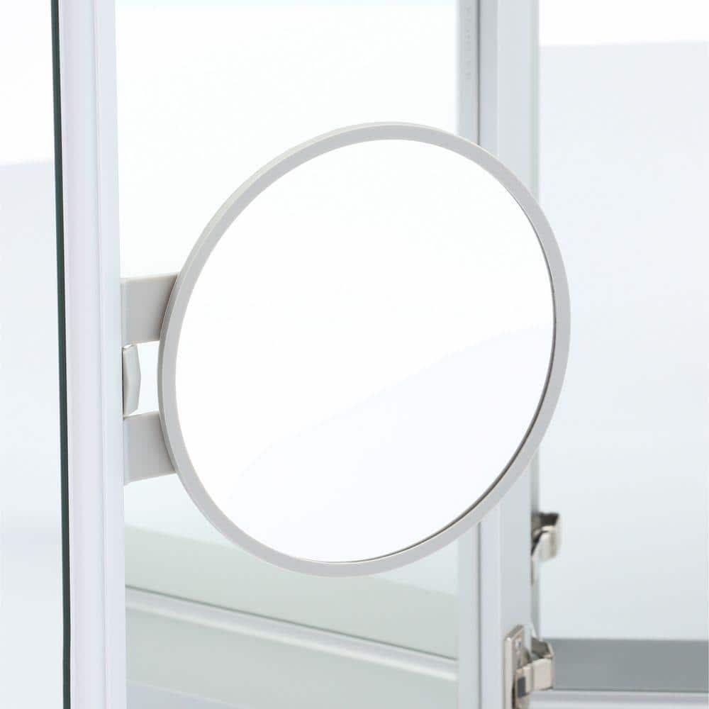 KOHLER Verdera® Aluminum Triple-Door Medicine Cabinet, Frameless with Adjustable Shelves