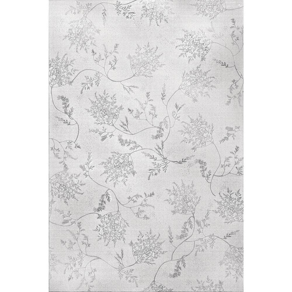24" x 36" Silver Fern Window Film - Artscape: Decorative, Non-Adhesive, Easy Apply Vinyl
