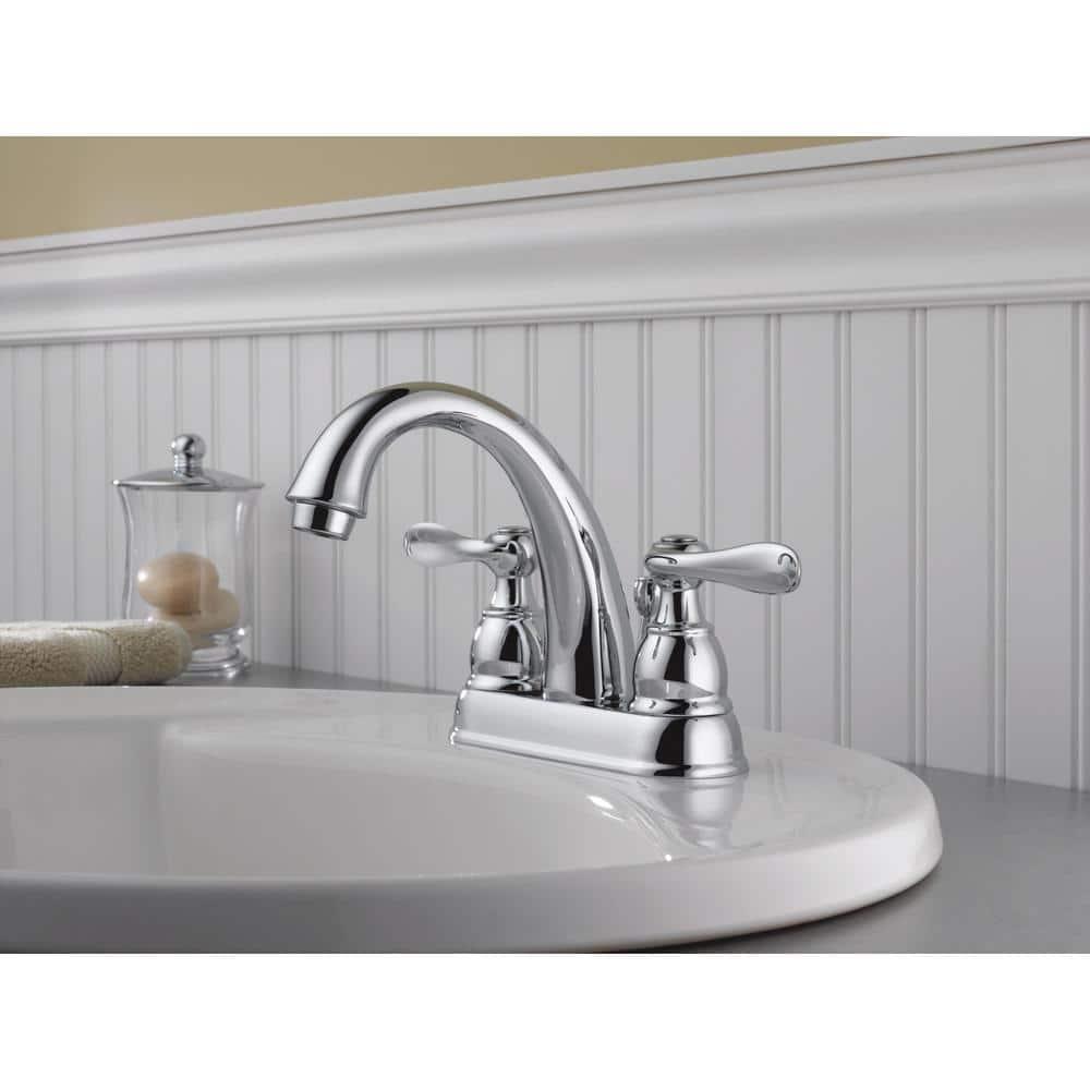 Windemere Centerset Bathroom Faucet with Drain Assembly, 2-handle Bathroom Sink Faucet