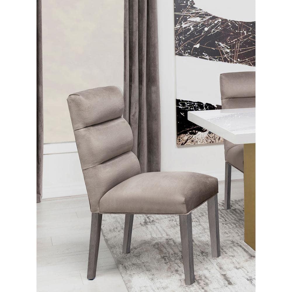 Coaster Home Furnishings Carla Upholstered Dining Side Chair Ash (Set of 2)