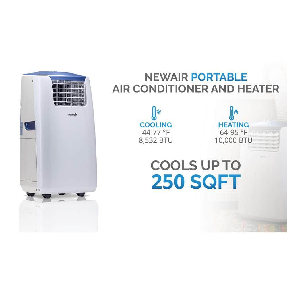 Newair Portable Air Conditioner 8,600 BTUs , Cools 525 ft² with Window Venting Kit and Remote Control