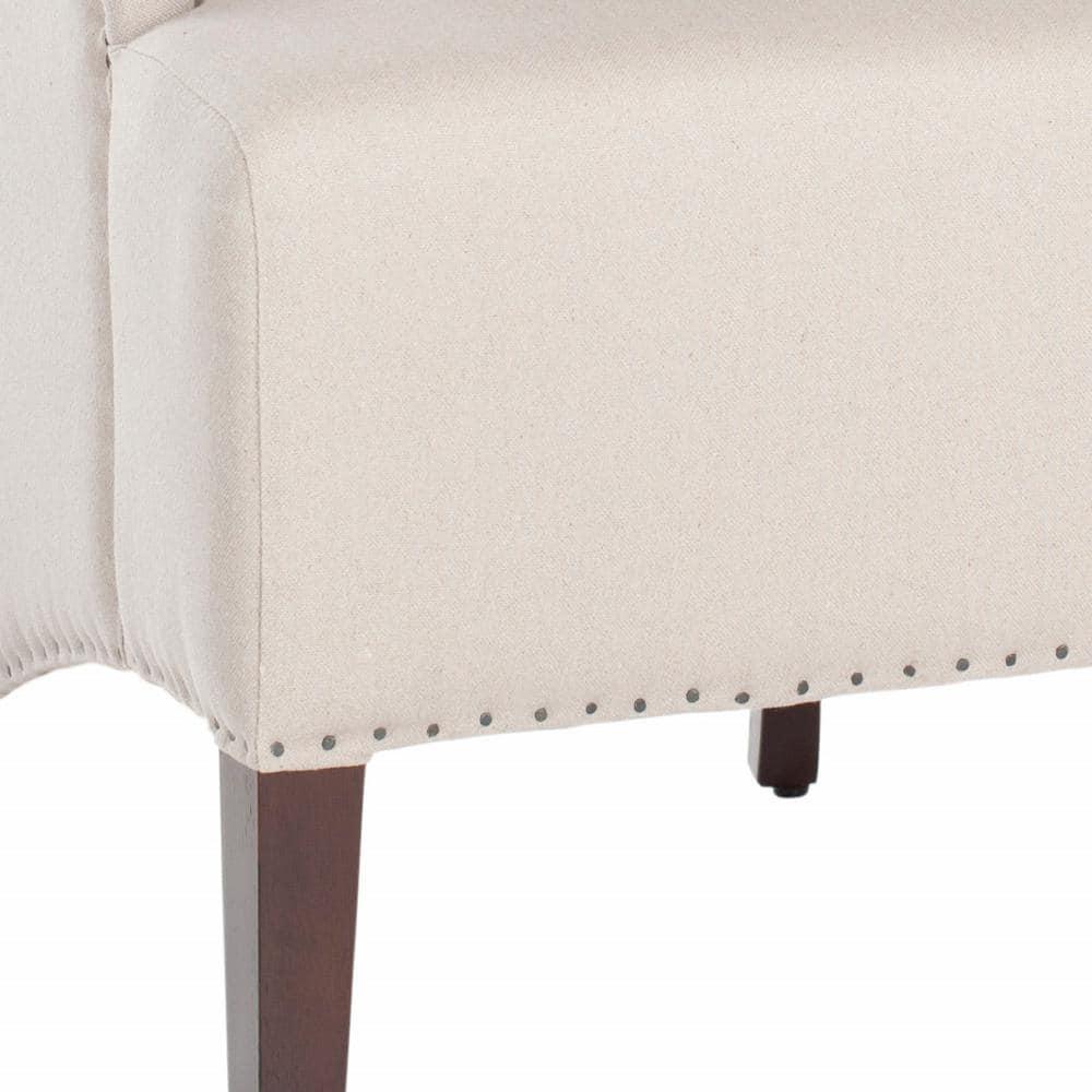 Bacall 20" H Dining Chair With Nail Head Trim - MCR4501 - Taupe - Safavieh Couture
