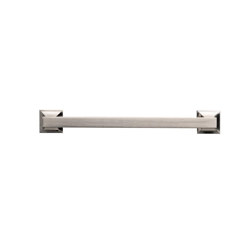Hickory Hardware Studio Collection Pull 7-9/16 Inch (192mm) Center to Center Satin Nickel Finish