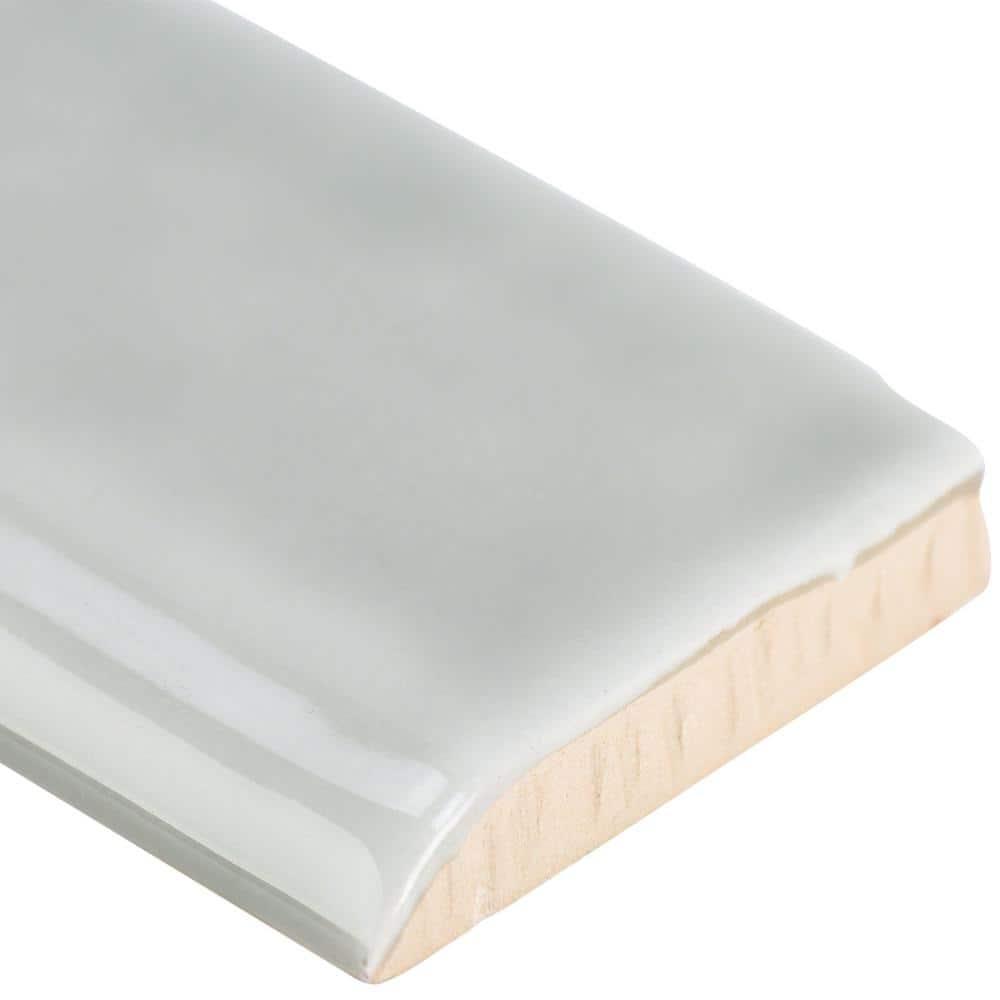 Bond Tile Brookline 10" x 2" Ceramic Bullnose Wall Tile Trim