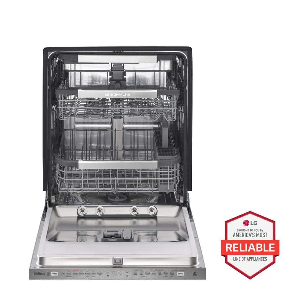 LG LG Smart Top Control Dishwasher with 1-Hour Wash & Dry, QuadWash® Pro, TrueSteam ®and Dynamic Heat Dry LDTH7972S