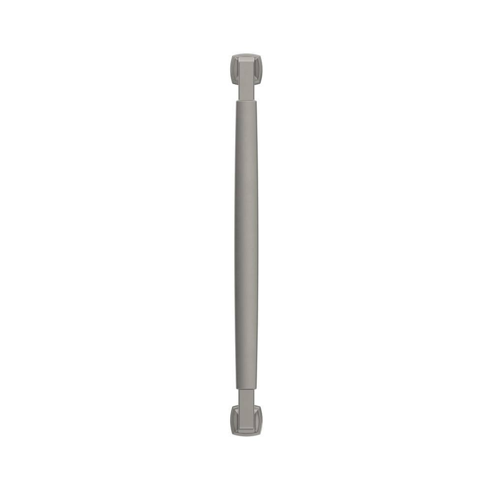 Amerock Stature 8-13/16 inch (224mm) Center-to-Center Satin Nickel Cabinet Pull