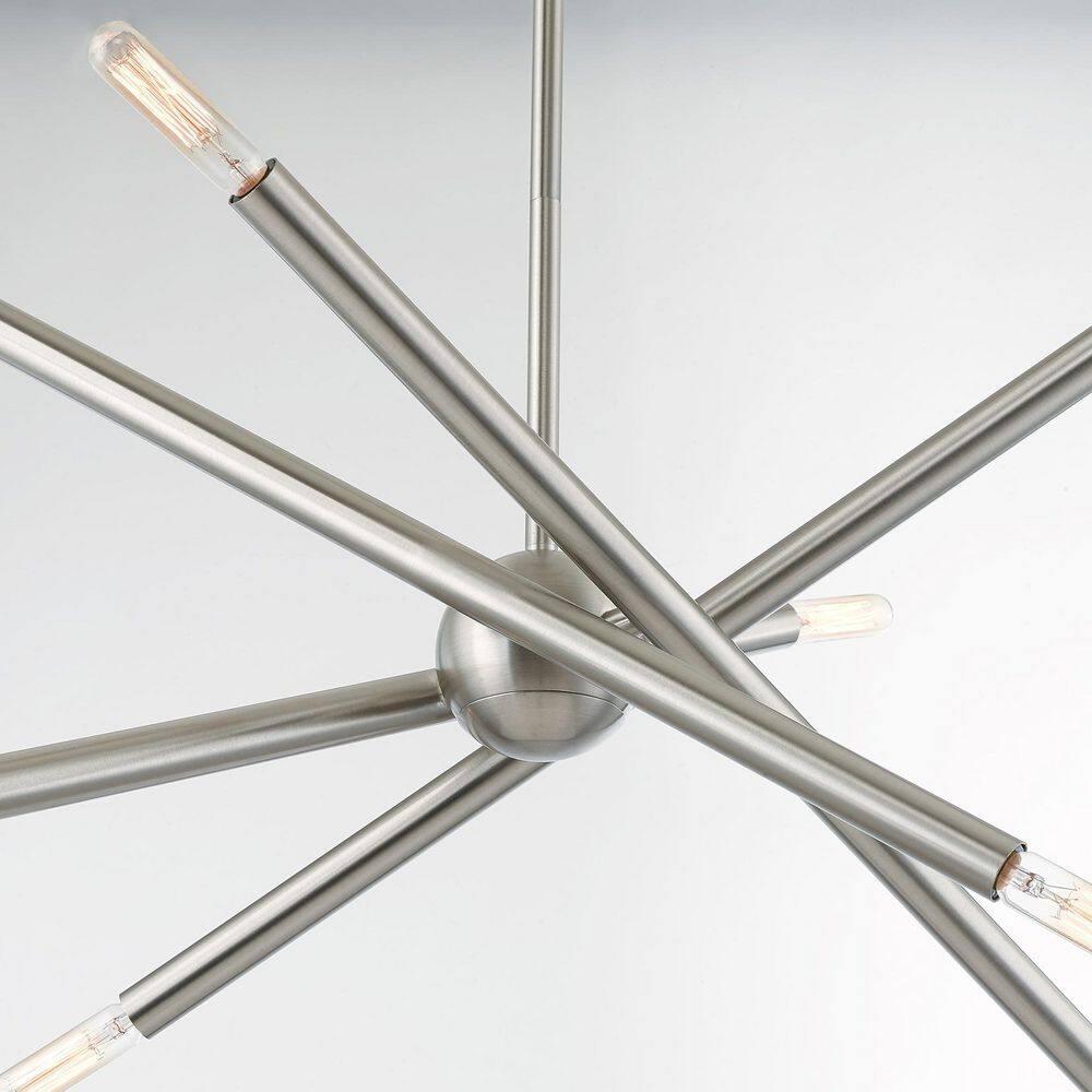 Livex Lighting Soho 8 - Light Chandelier in  Brushed Nickel