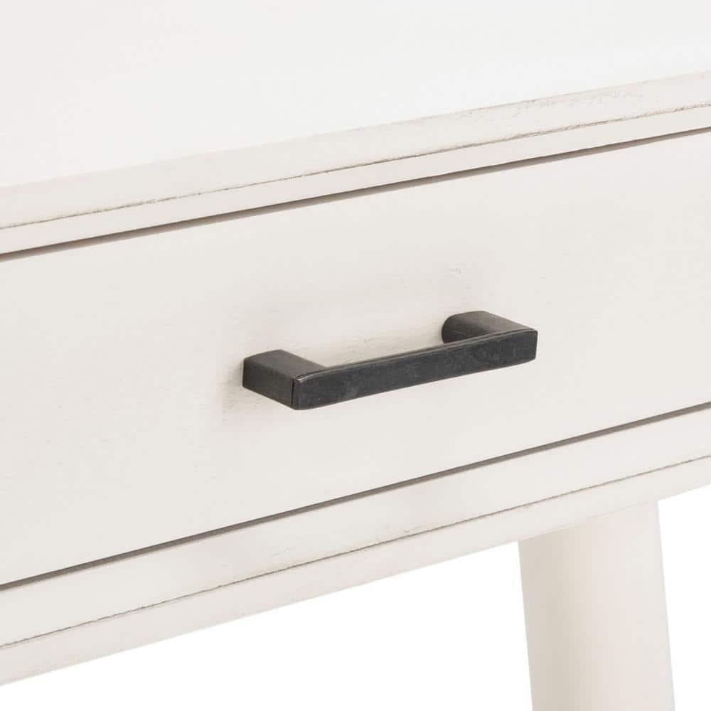 O'Dwyer 2 Drawer Desk - Distrssed White - Safavieh
