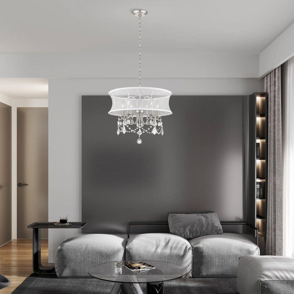 Livex Lighting Newcastle 5 - Light Chandelier in  Brushed Nickel