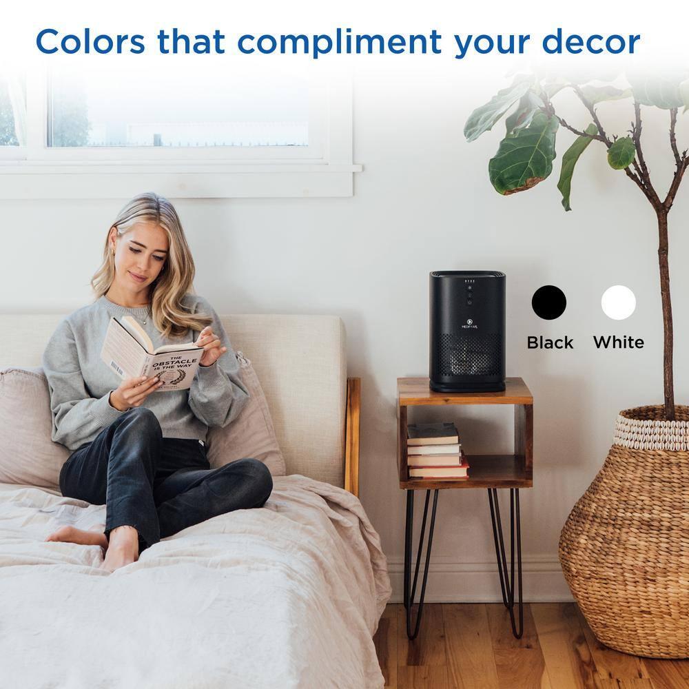 Medify Air MA-14 HEPA Air Purifier for Home Bedroom, H13 True HEPA Air Cleaner Filter - 428 Sq ft Coverage for Pets, Allergies, Pollen, Smoke, Odors