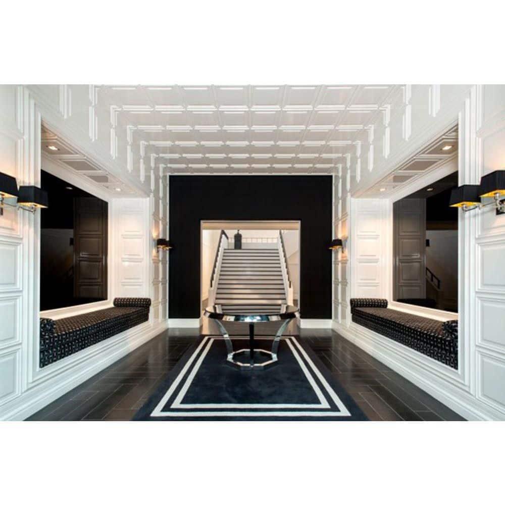 Architectural Products by Outwater L.L.C. Plastic 1" Thick 4.25" Wide 78.75" Length T-Molding in White | Wayfair