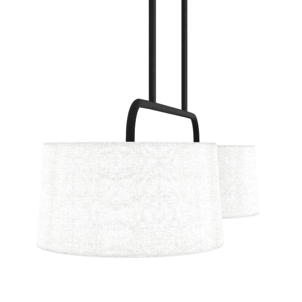 Hunter Fan Cottage Hill 4 - Light Linear Shaded Drum Pendant