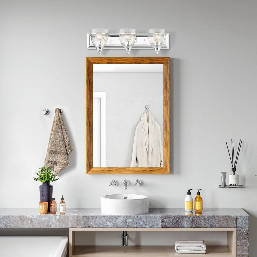 Livex Lighting Birmingham 3 - Light Vanity in  Polished Chrome