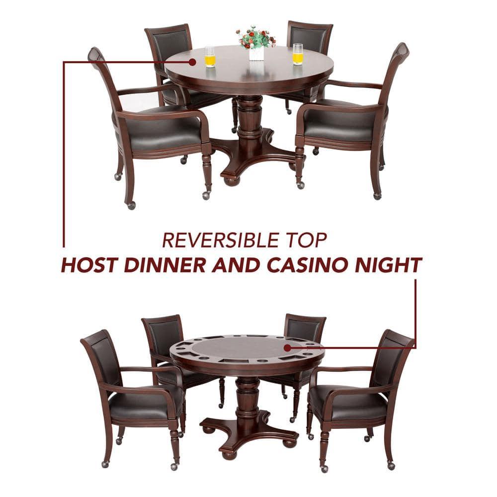 Hathaway Games Bridgeport 2-in-1 Poker Table Set