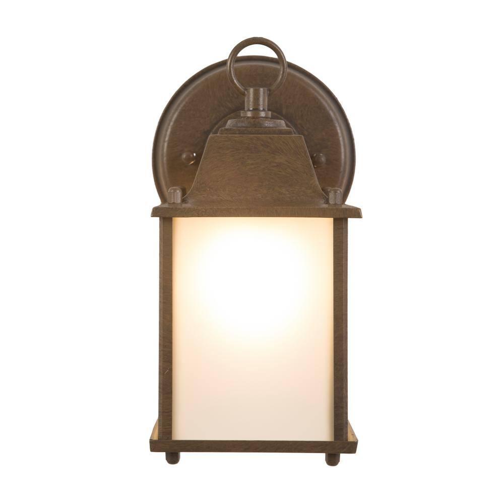 Yosemite Home Decor 5008IBR Tara Collection Incandescent Exterior Sconce, 4.5-Inch, Brown Frame