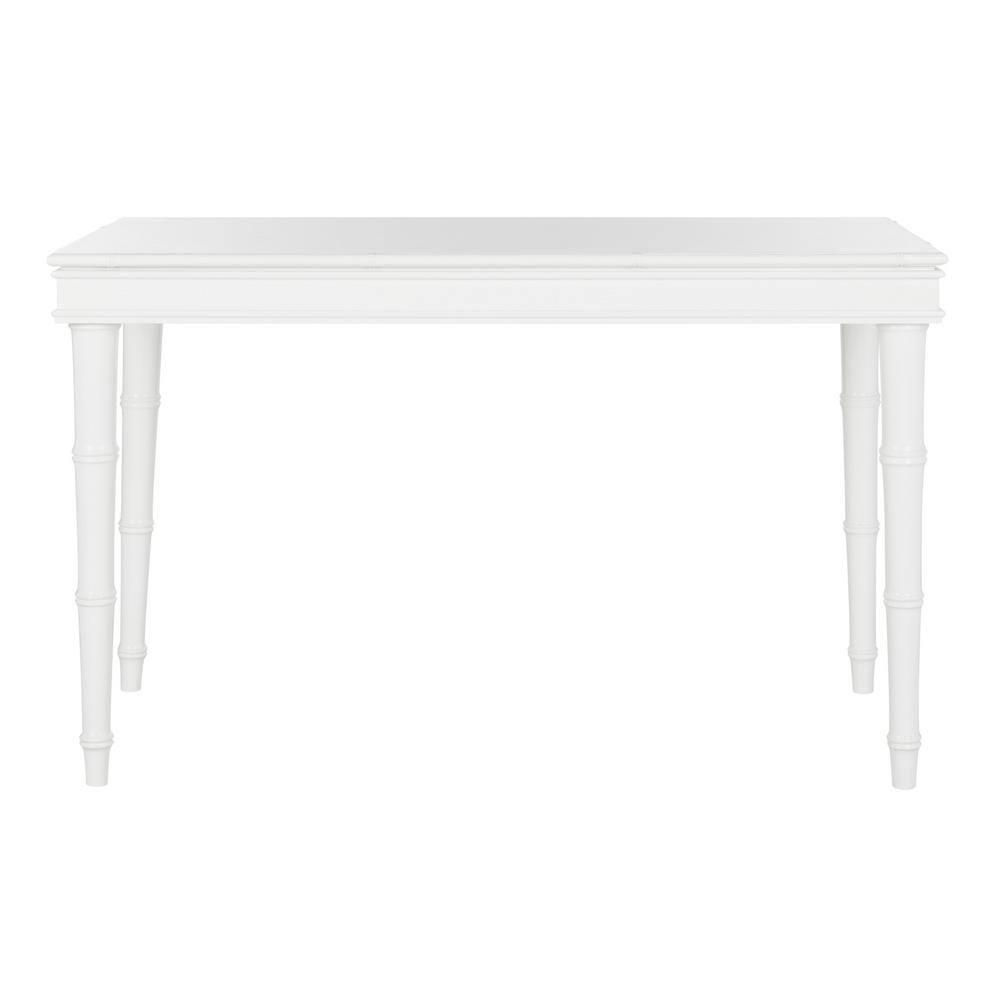 Noely Writing Desk - White/Gold Handle - Safavieh
