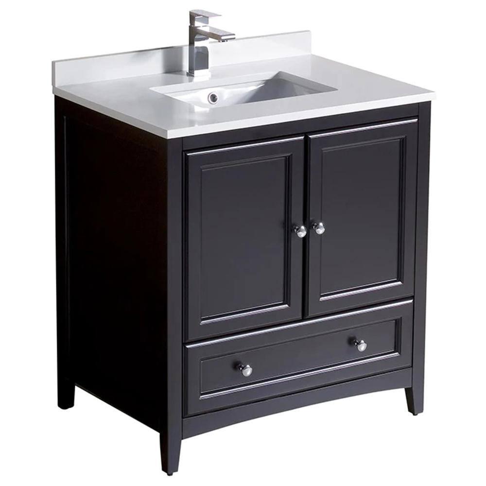 Fresca Oxford 30" Free-Standing Single Sink Bathroom Vanity Base Only