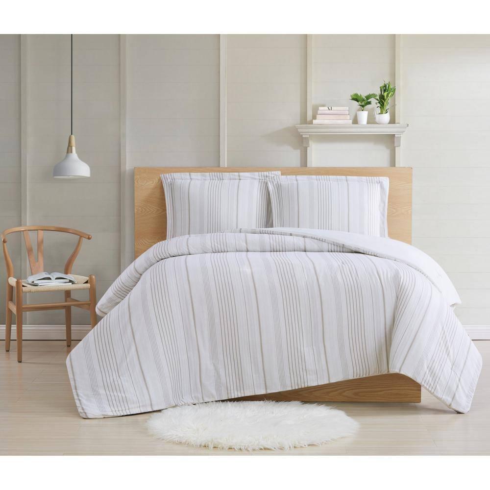 Cottage Classics Warm Hearth Stripe Comforter Set