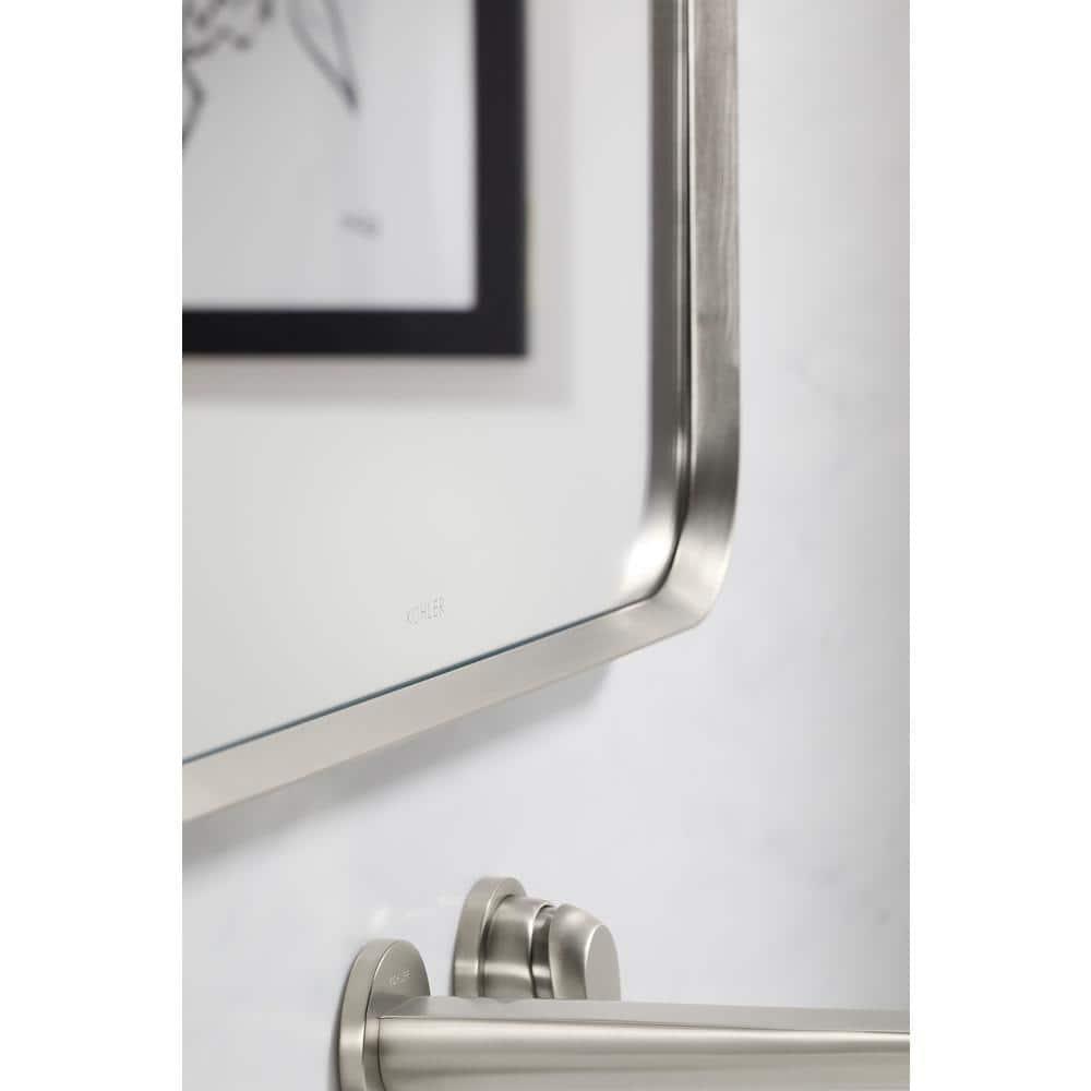 KOHLER Essential Rectangular Wall Mirror, Bathroom / Vanity Mirror with Frame