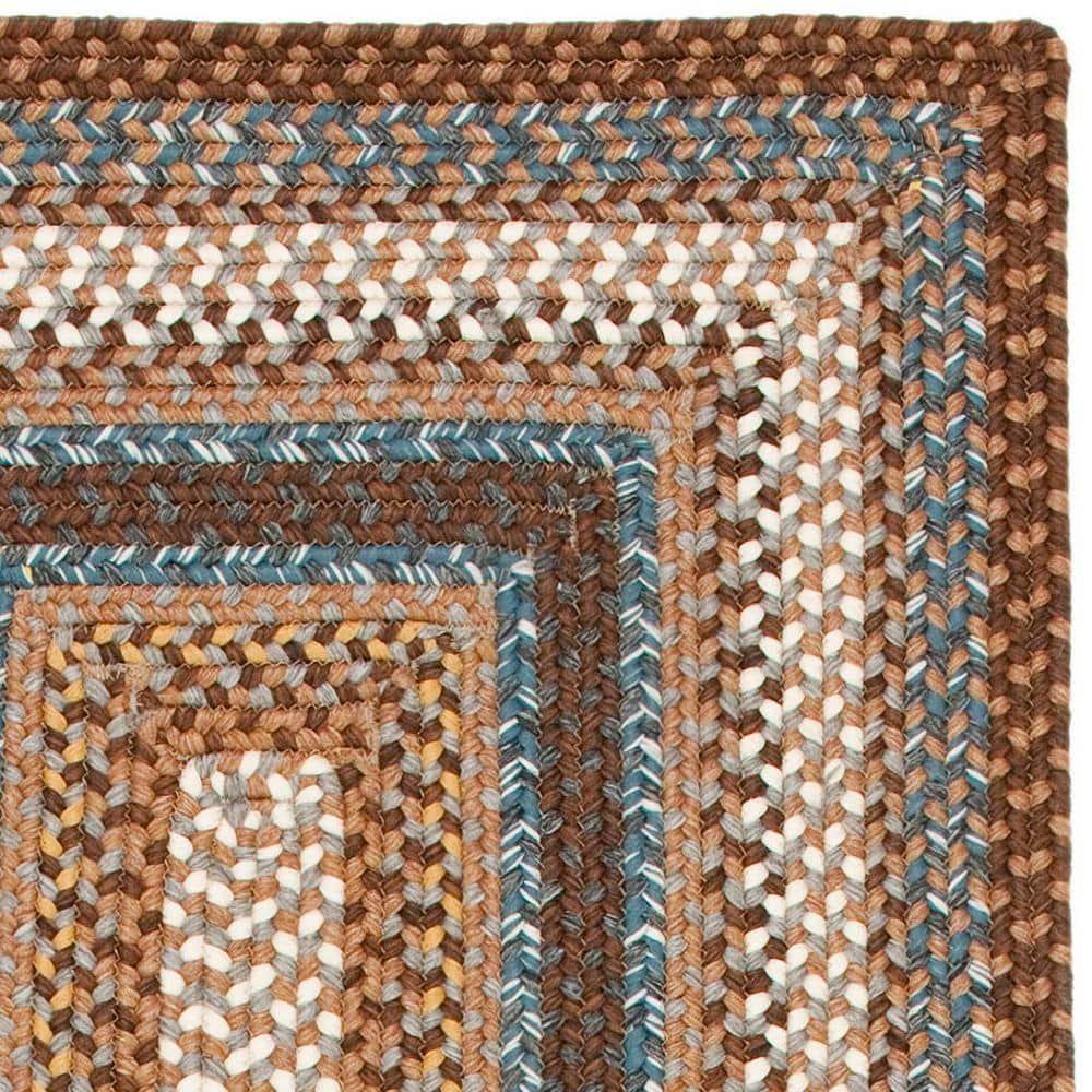 Braided BRD313 Hand Woven Runner Rug - Brown/Multi - 2'3"x14' - Safavieh.