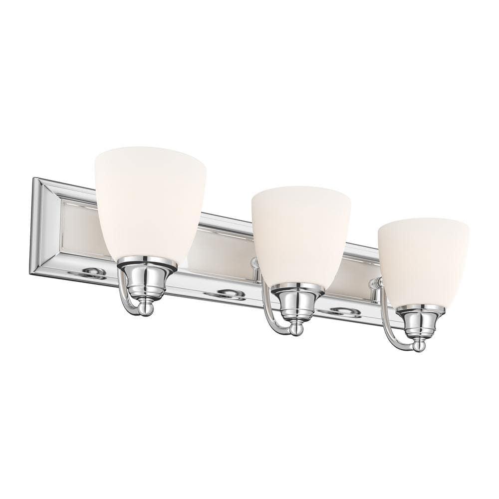 Livex Lighting Springfield 3 - Light Vanity in  Polished Chrome