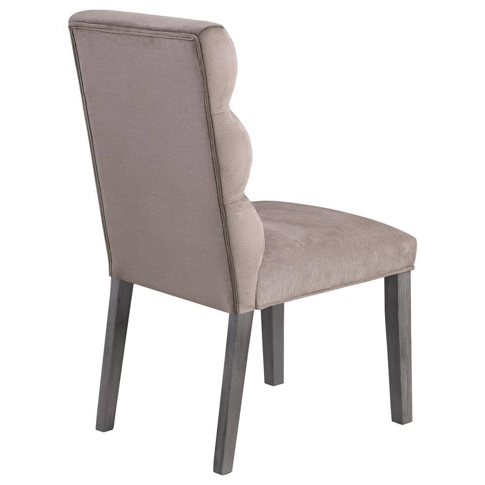 Coaster Home Furnishings Carla Upholstered Dining Side Chair Ash (Set of 2)