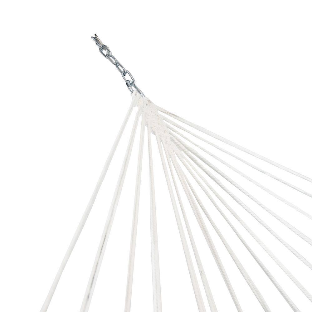 Arlmont & Co. Patrricia Quilted Polyester Curved Metal Spreader Bar Hammock with Pillow - Catalina Beach