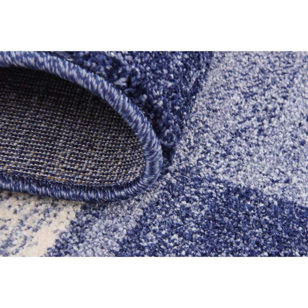 Rugs.com Angelica Collection Rug – 7' x 10' Light Blue Medium Rug Perfect For Bedrooms, Dining Rooms, Living Rooms