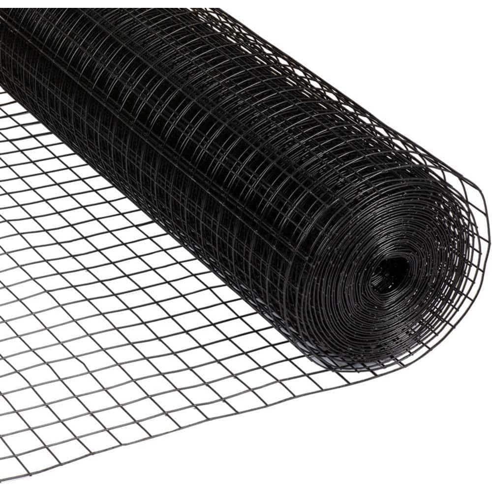 Fencer Wire 16 Gauge Black Vinyl Coated Welded Wire with Mesh Size 1.5” x 1.5”, Multiple Sizes & Reviews | Wayfair