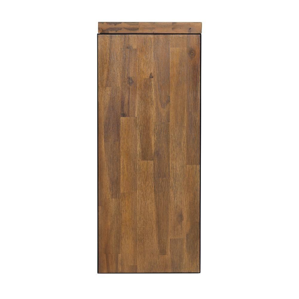 Alaterre Lloyd 31" Wide Rustic Industrial Metal Frame Shoe Storage Cabinet