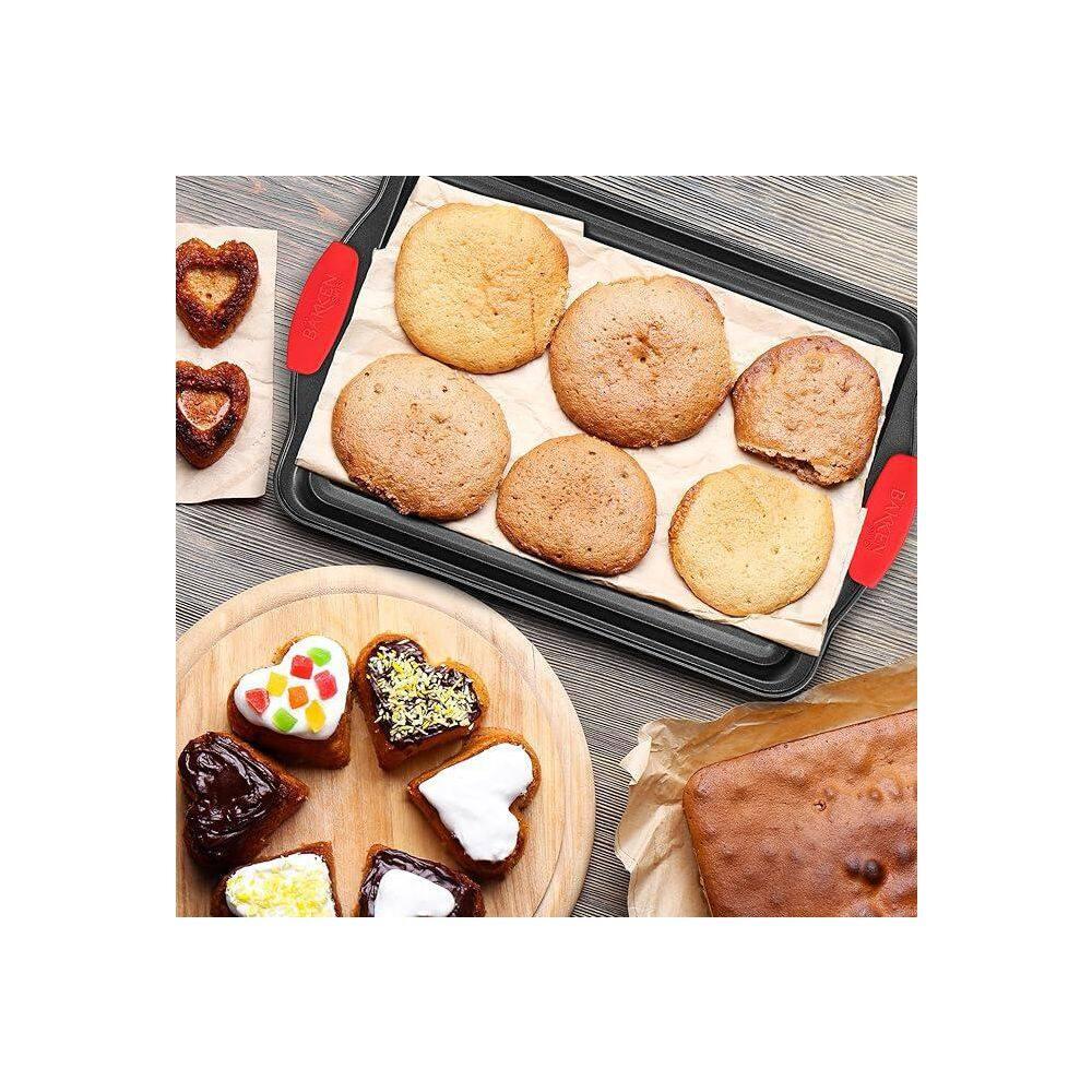 Lifemaster Lifemaster Non-Stick Steel 5 Piece Baking Sheet Set