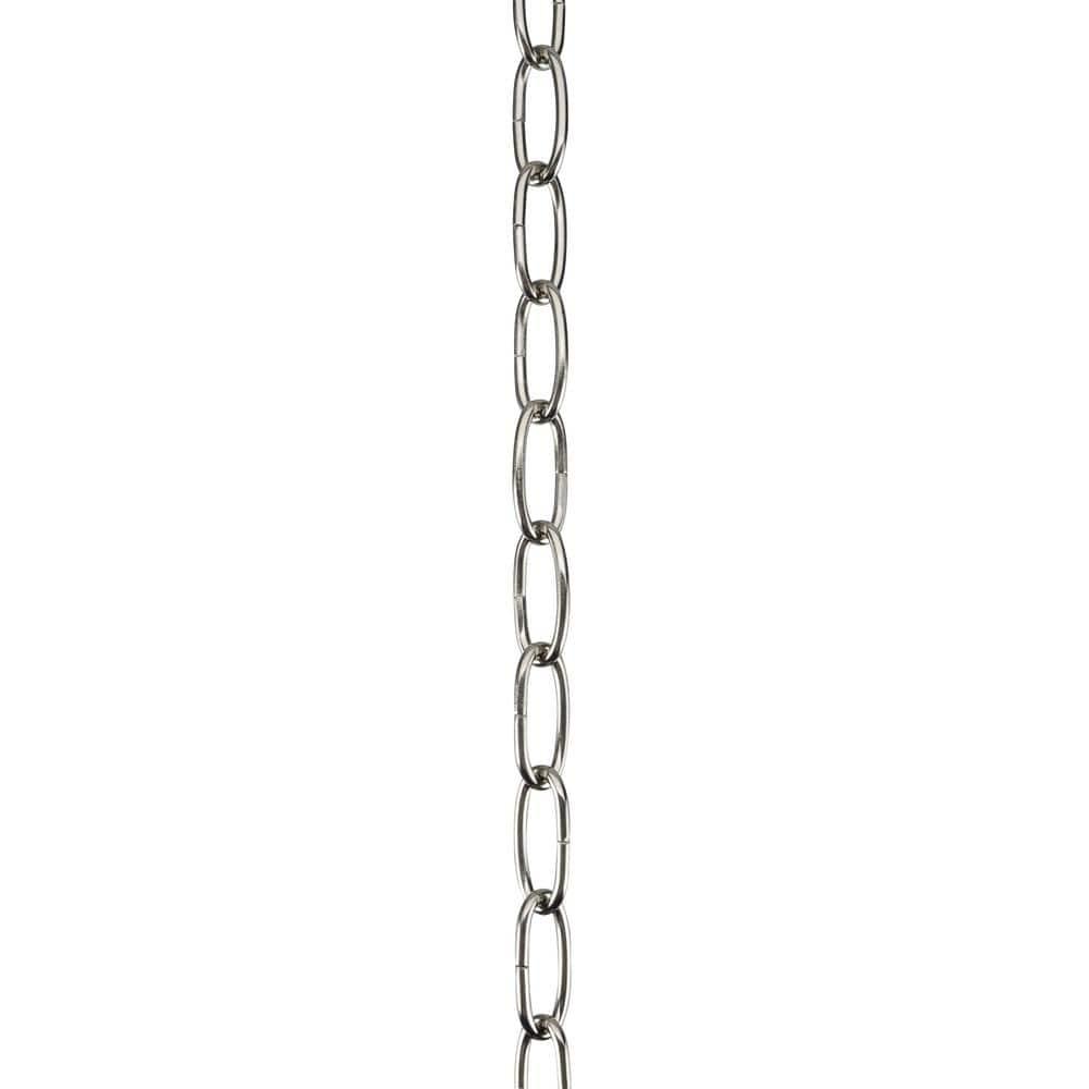 Aspen Creative 21110-51,Steel 10 Feet Heavy Duty Chain For Hanging Up Maximum Weight 40 Pounds-Lighting Fixture/Swag Light/Plant In Antique Brass.11 Gauge.