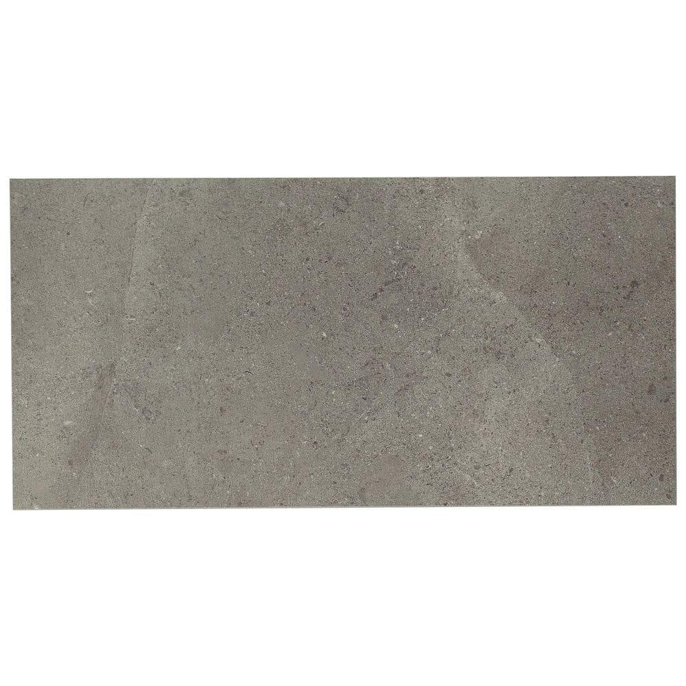 Bond Tile Grava 11.81 in. x 23.62 in. Matte Stone Look Porcelain Floor and Wall Tile (9.68 Sq. Ft. / Case)