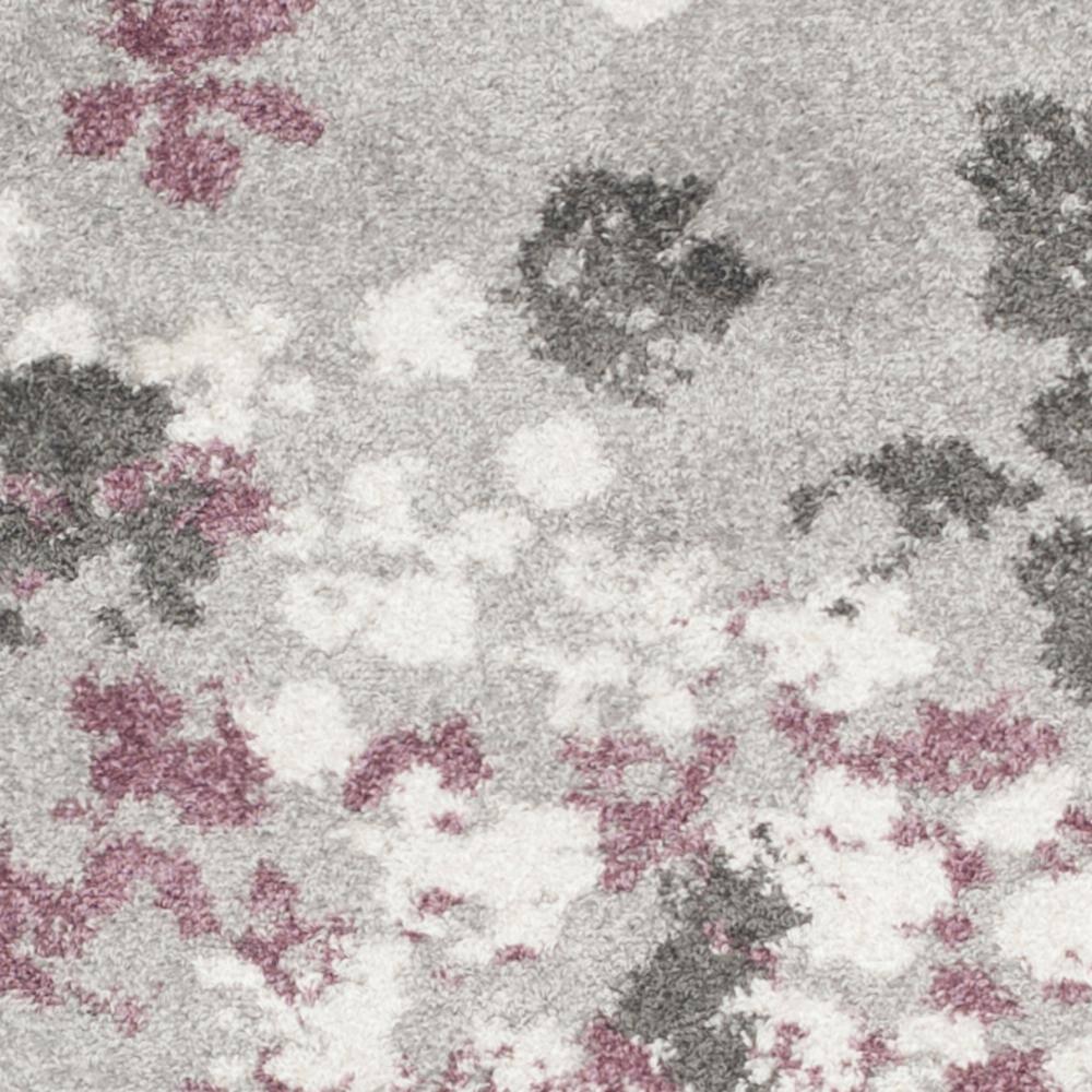 Adirondack ADR115 Machine Made Indoor Area Rug - Light Grey/Purple - 8'x8' - Safavieh