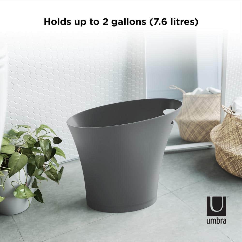 Umbra Skinny Plastic Open Waste Basket - 2 Gallons