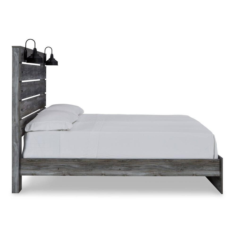 Signature Design by Ashley Casual Baystorm King Panel Headboard Gray